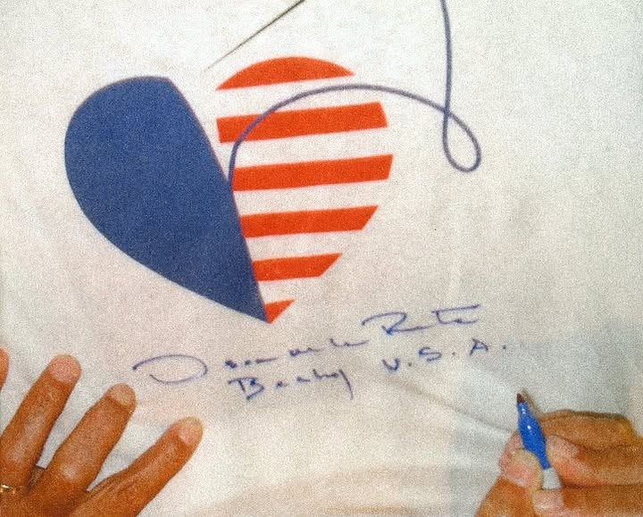 Oscar de la Renta alongside Bashy USA
