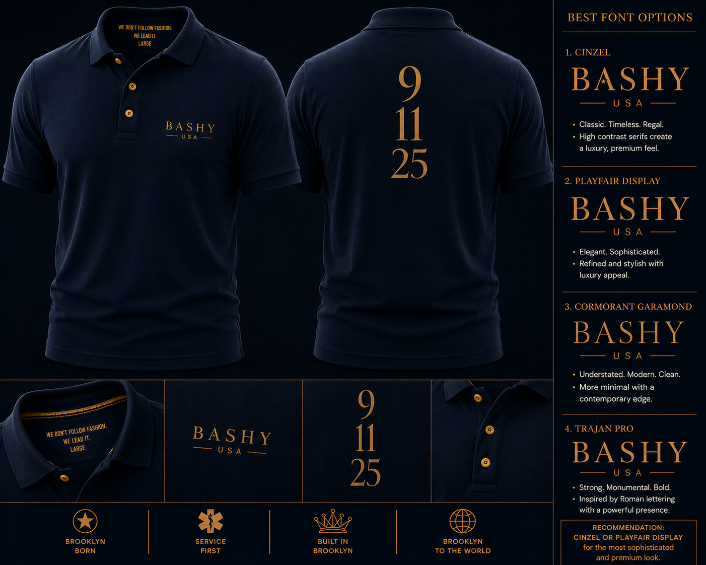 First Responder Series — Bashy USA polo tribute editorial